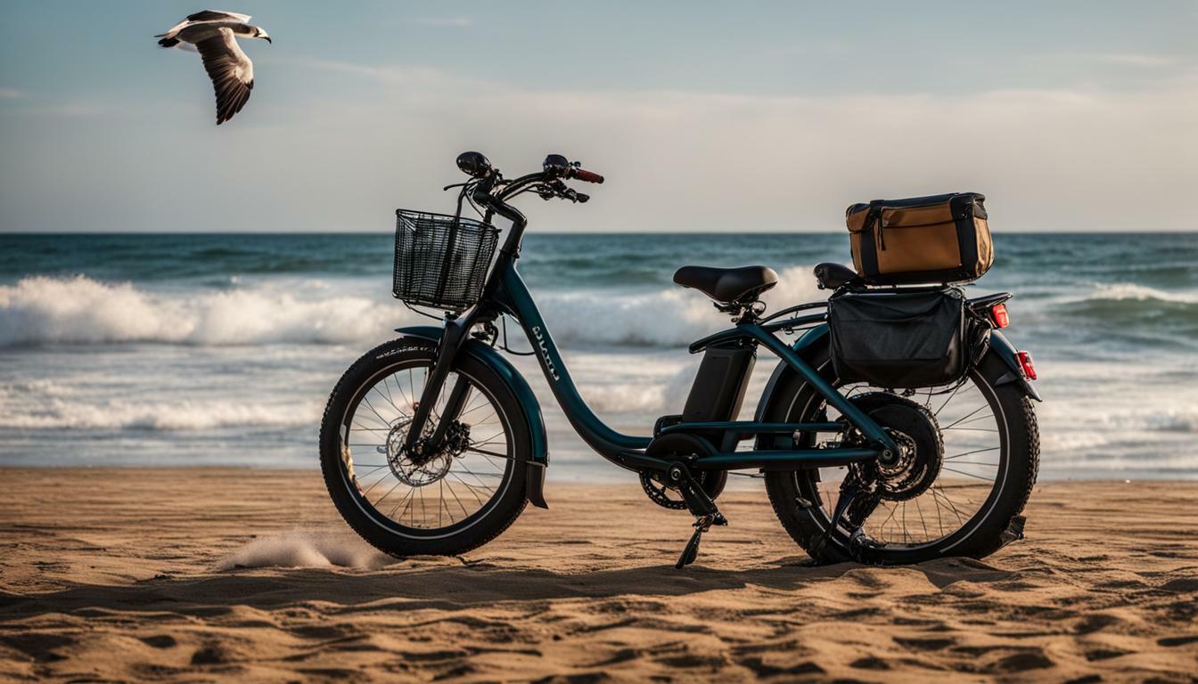 can you ride an electric bike on the beach