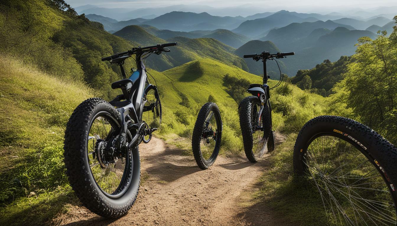 foldable electric mountain bike