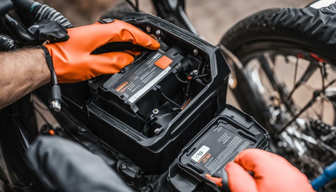 how to remove electric bike battery