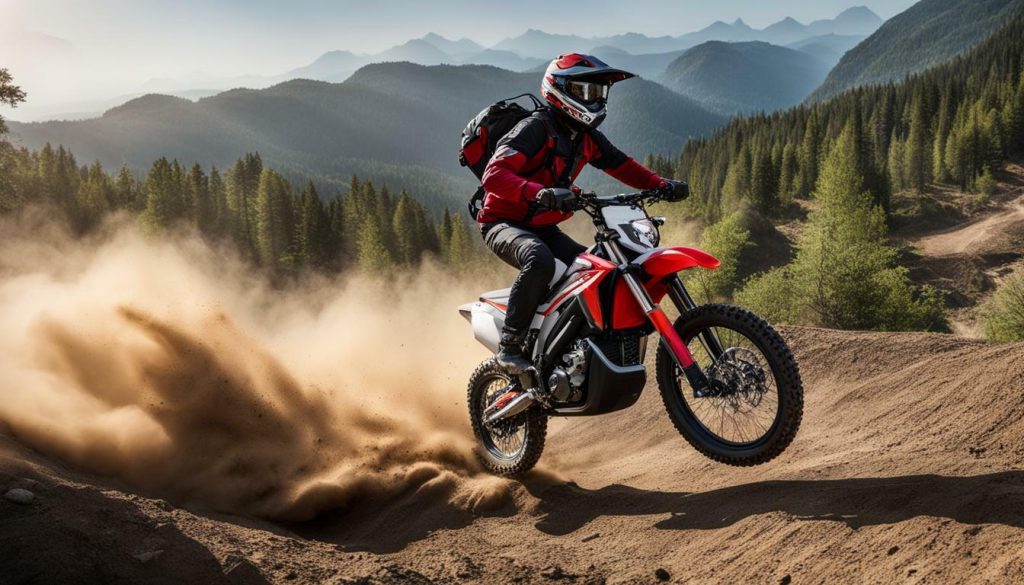Beautiful view of Zero Electric Dirt Bike For Off Road Trials