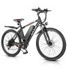 Vivi 26″ Electric Bike for Adults: 500W, 20MPH Mountain Ebike with Removable 48V Battery, 50 Mile Range, Cruise Control and Professional 21-Speed