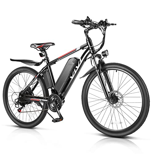 Vivi Electric Bike, Electric Bike for Adults, 26" Ebike 500W Adult Electric Bicycles, 20MPH Electric Mountain Bike with 48V Removable Battery, Up to 50 Miles, Cruise Control, Professional 21 Speed