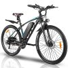 27.5″ Vivi Electric Bike for Adults with 500W Motor and 48V 10.4AH Removable Battery, Class 2 eBike with a Top Speed of 20mph, Extends up to 50 Miles Range and Features 21 Speed Options