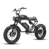 Adult Electric Mountain Bikes by MEELOD with 1200W Brushless Motor, 32MPH Speed, 7 Gears, and 20″x4.0 Fat Tires – Features Include Dual 48V 30AH Removable Batteries, 48V LED Headlight, Color LCD Display, and Dual Shock Absorbers