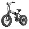 Swagtron EB-8 Outlaw 20″ Fat Tire eBike: A Foldable Off-Road Electric Bike with Removable 36V Battery, 350W Motor Power, Dual Disk Brakes and 7-Speed Shifting Perfect for Trail Riding