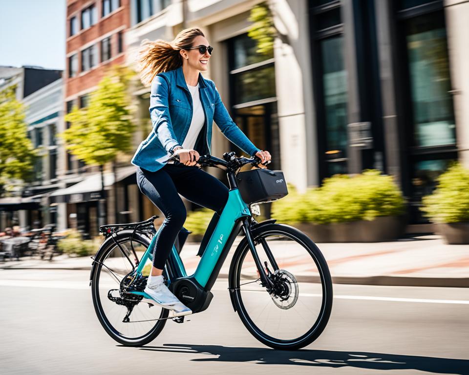 Agile E-Bike on Urban Streets
