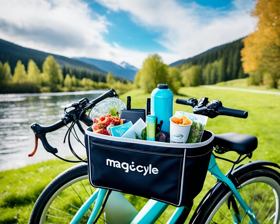 Magicycle e-bike front basket