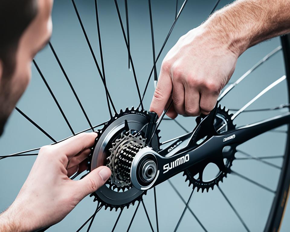 Shimano CS-HG50 freewheel installation