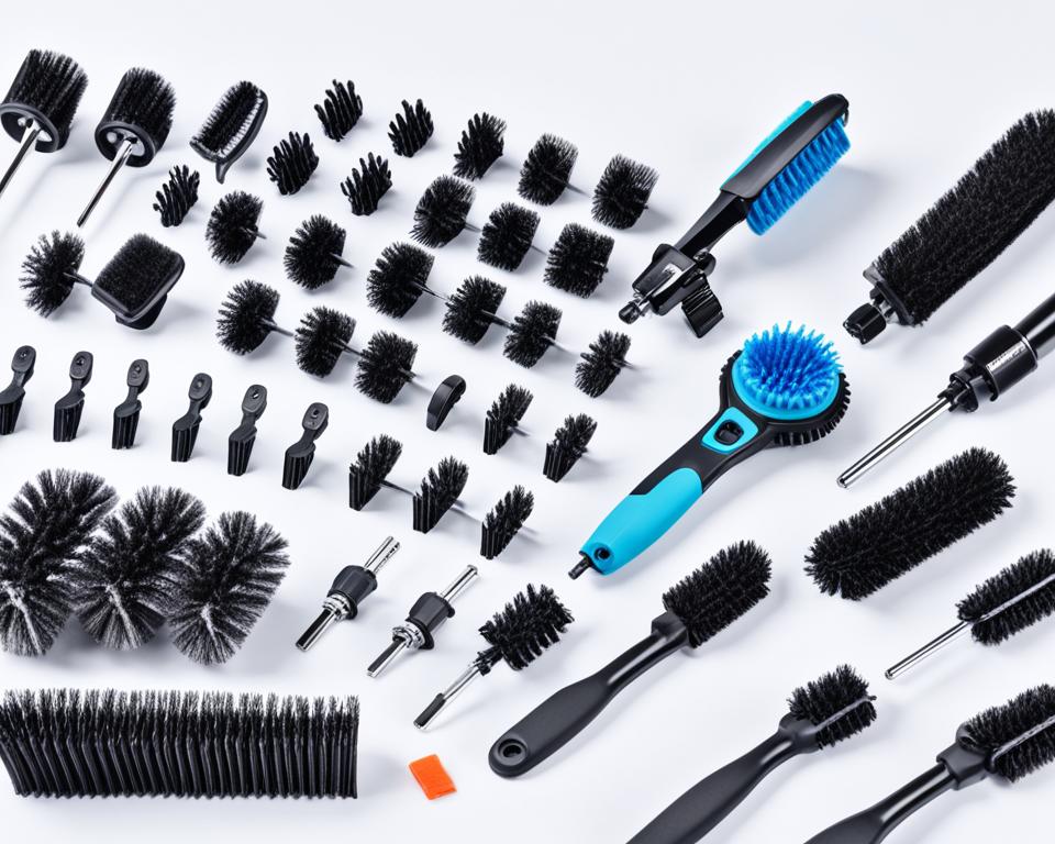 electric bicycle cleaning brushes