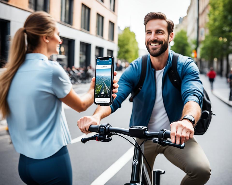 electric bicycle smartphone mount