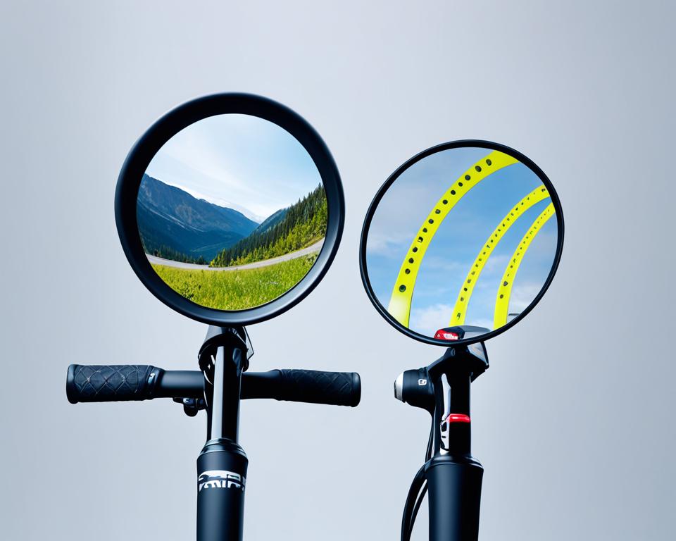 types of ebike rear view mirrors