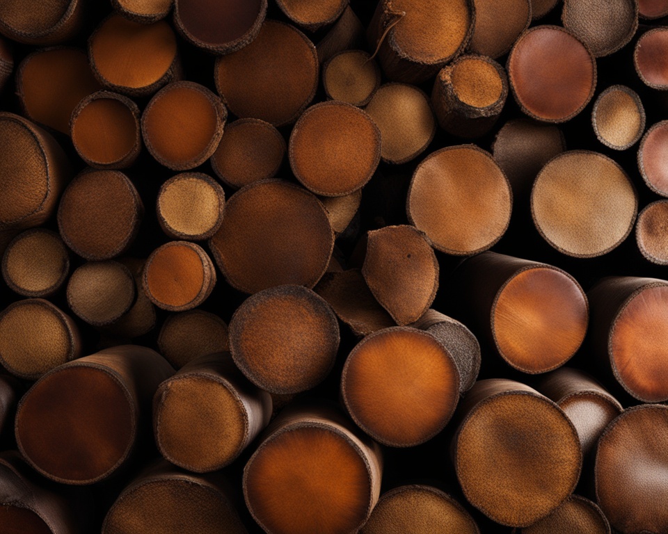 vegetable-tanned leather