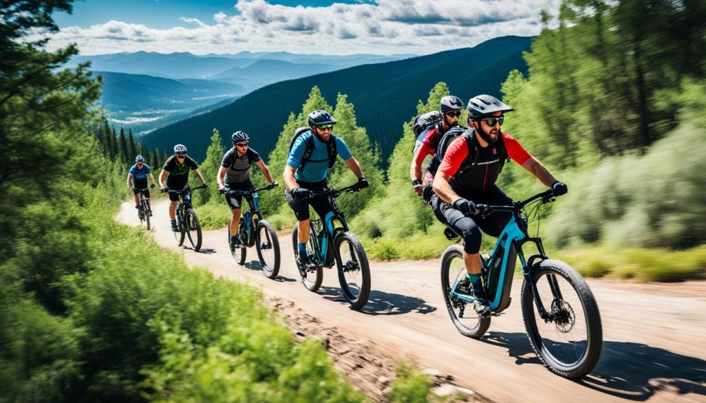 exploring the outdoors with all-terrain e-bikes