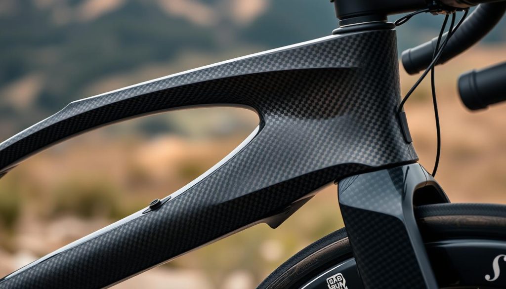 Carbon fiber frame of Orbea Gain M20i