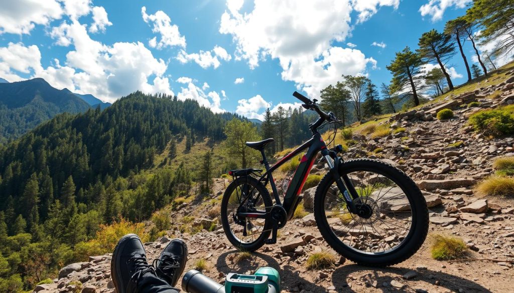 Cube Kathmandu Hybrid on versatile terrains