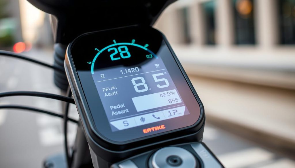 E-bike performance display