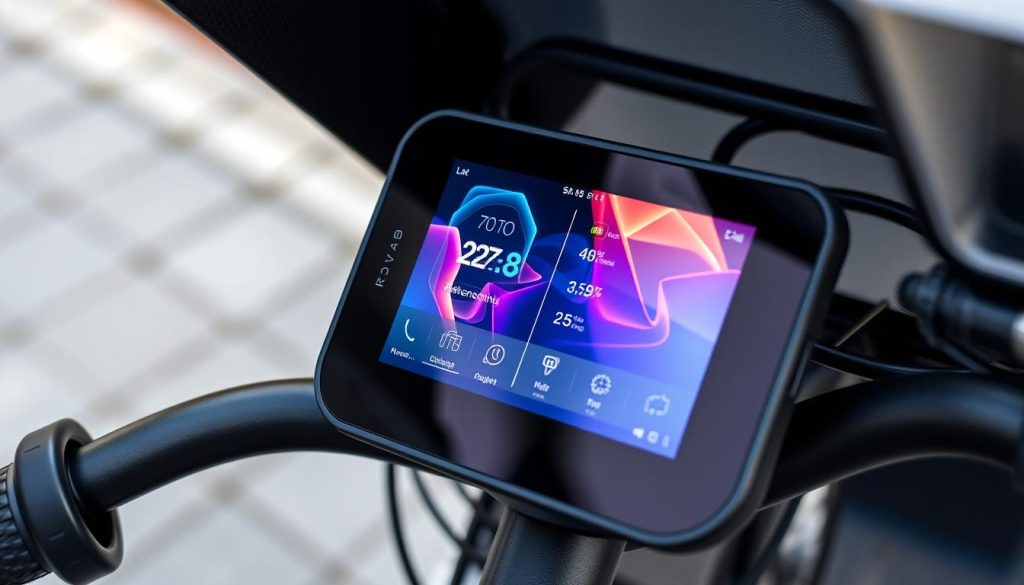 E-bike technology display on Riese & Müller Load 75