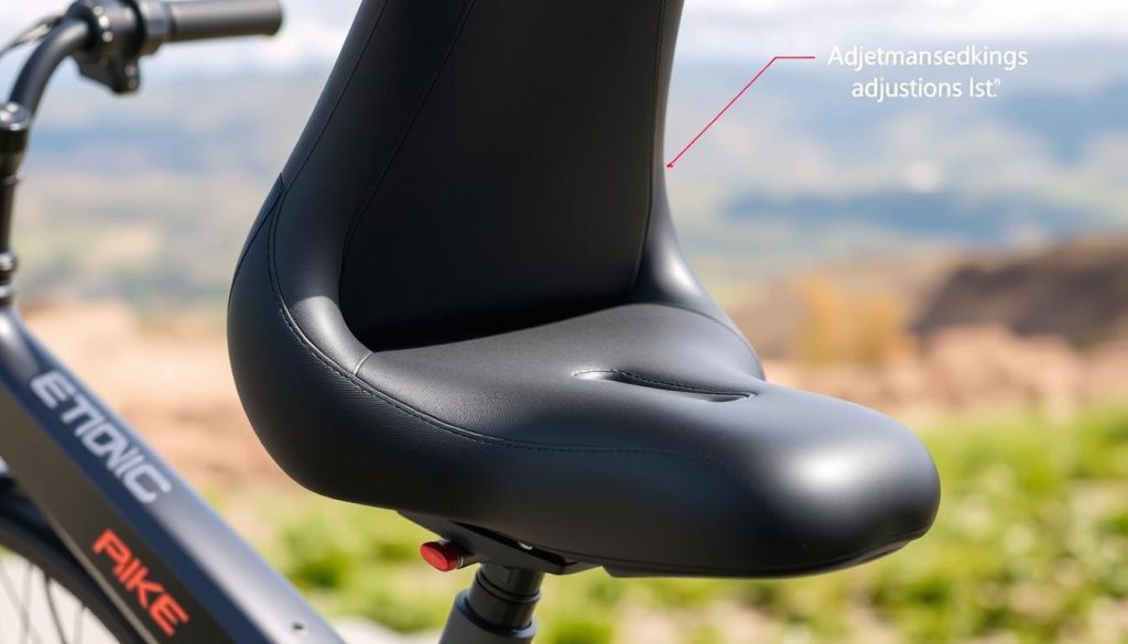 comfortable e-bike adjustable seat