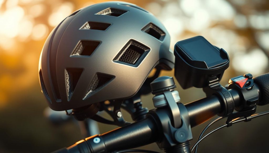 bike helmet and handlebar accessories