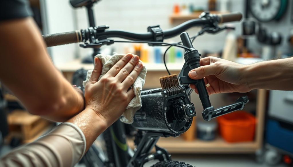 e-bike cleaning process