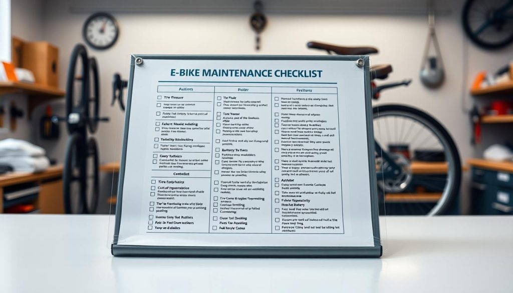 e-bike maintenance checklist