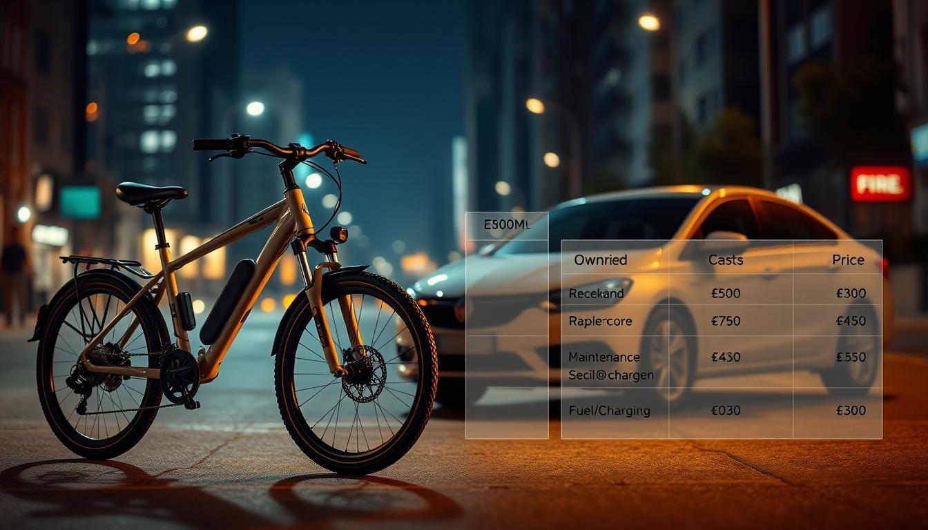 e-bike vs car cost