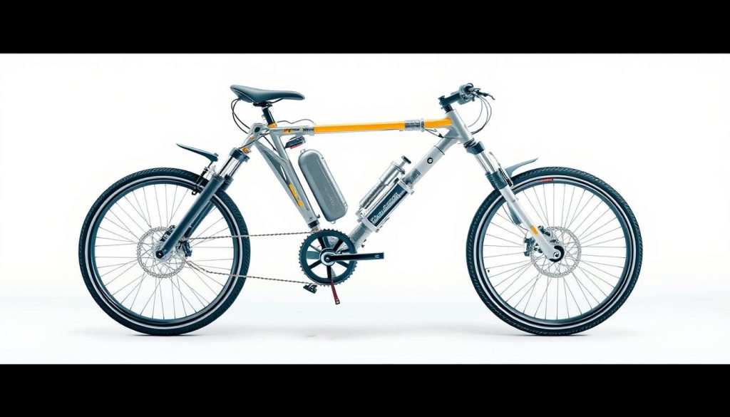 electric bike components diagram