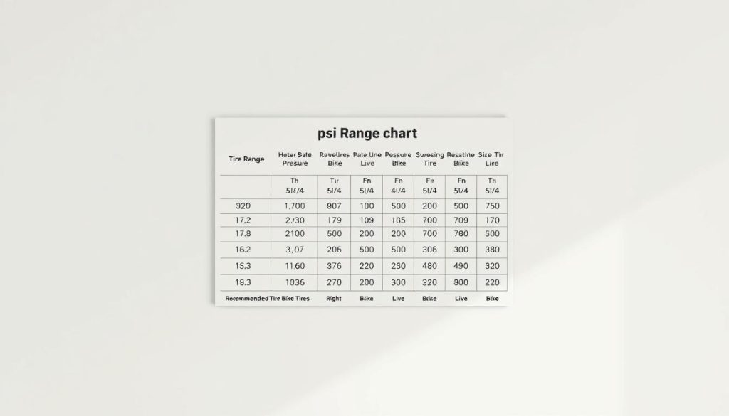 psi range chart psi range chart