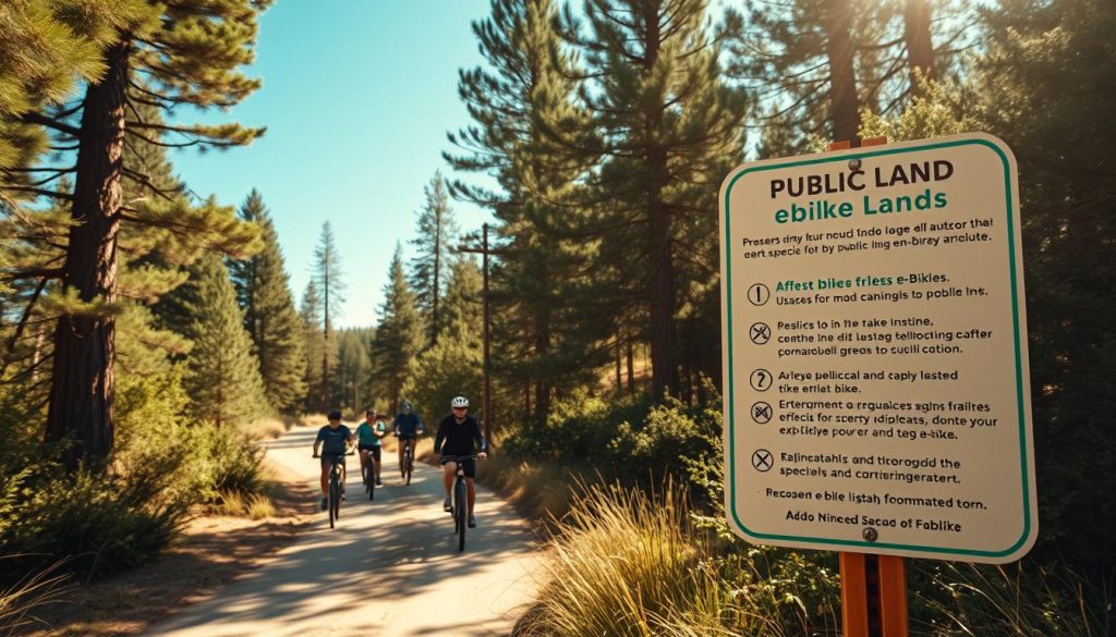 public land e-bike rules