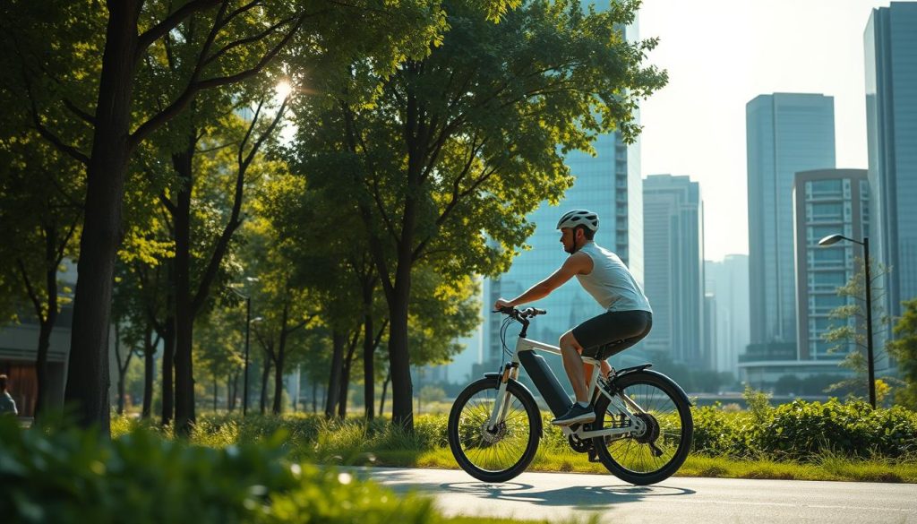 sustainable electric bike commuting