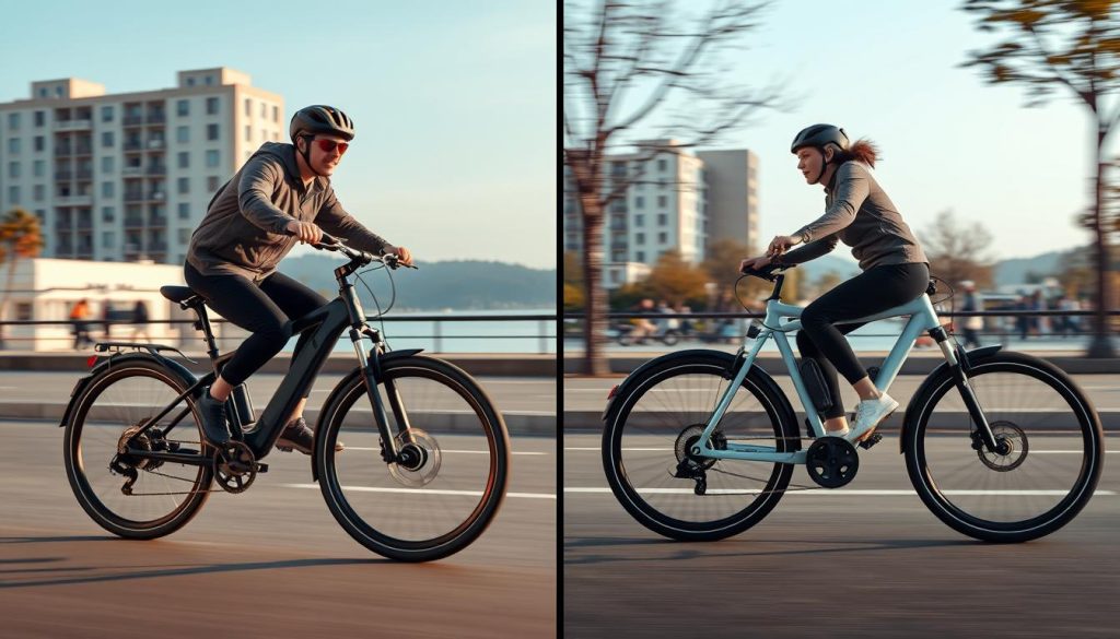 E-Bike Riding Dynamics Comparison