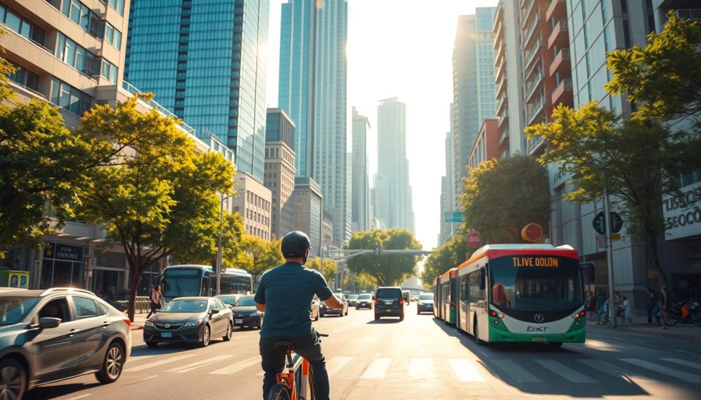 E-bike commuting in urban environment