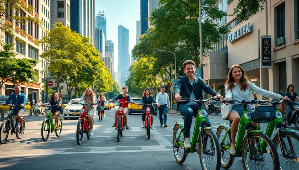 E-bikes for sustainable urban mobility