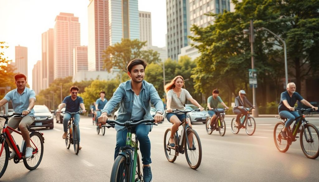 Power-Assisted Cycling Benefits