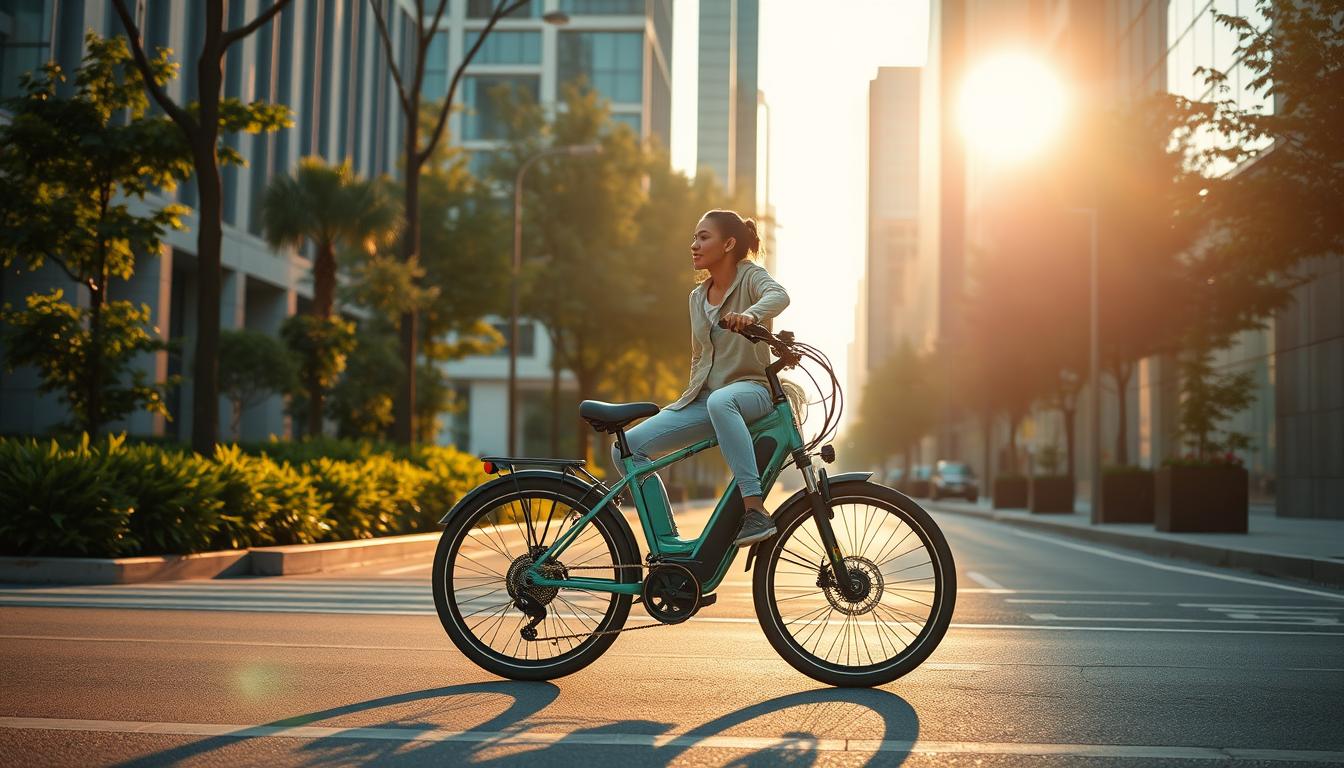 using e-bike for zero waste living