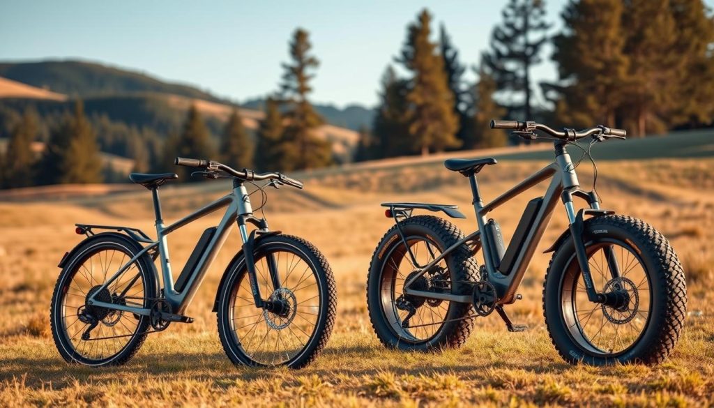 Comparing Lightweight and Fat Tire E-Bikes for Camping