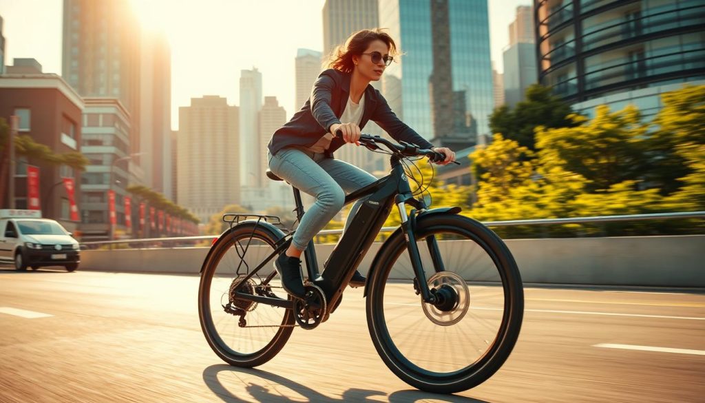Long-Range Battery Assist Bicycle Urban Commuting
