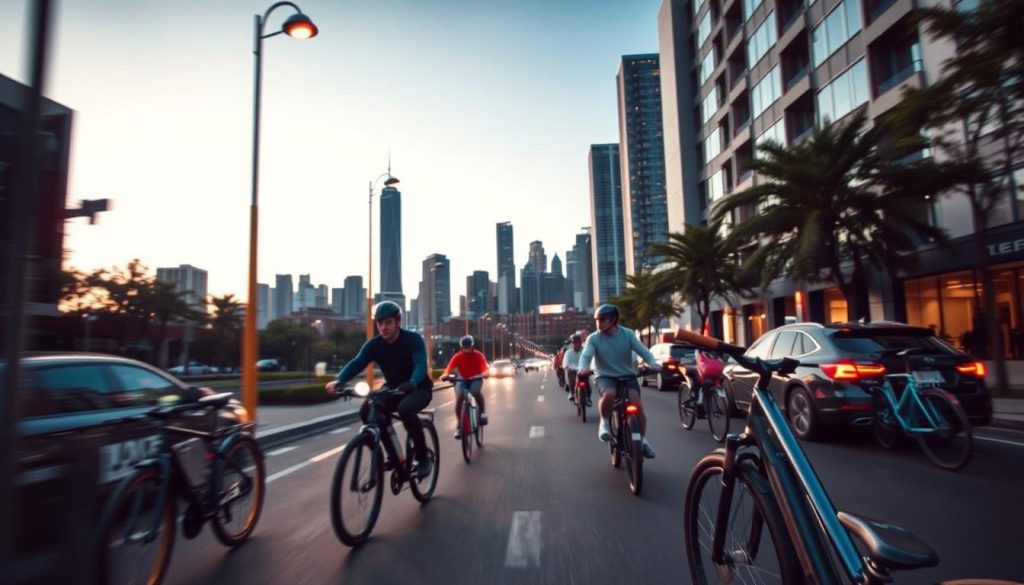 Power-assisted bikes for urban commuting